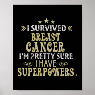 Brustkrebs Überleben I Erkrankungen Krebs A Poster