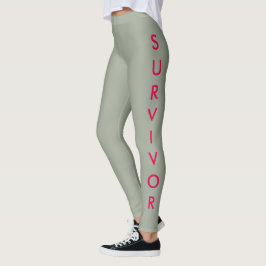 BRUSTKREBS-ÜBERLEBEND-LEGGINGS DER FRAUEN LEGGINGS