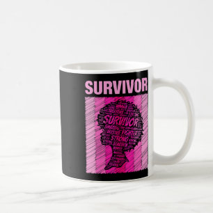 Brustkrebs-Überlebende Afrikanisch Amerikanische F Kaffeetasse