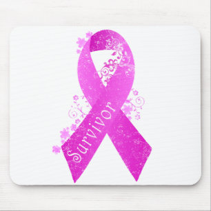 Brustkrebs-Überlebender Vintage Mousepad
