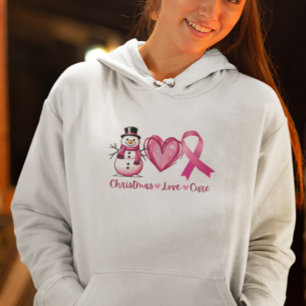 Brustkrebs-Überlebender, Warrior Weihnachtsgeschen Hoodie