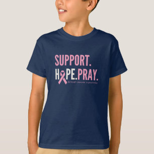 Brustkrebs unterstützen Hoffnung beten Kinder T - T-Shirt