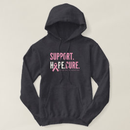 Brustkrebs unterstützt Hoffnung Heilung Pullover H