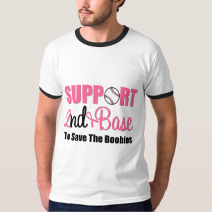 Brustkrebs-Unterstützung 2. Base T-Shirt