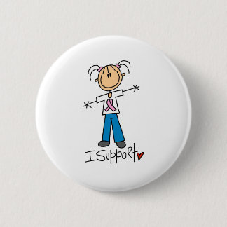 Brustkrebs-Unterstützung Button