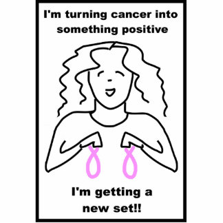 Brustkrebs-Unterstützung Freistehende Fotoskulptur