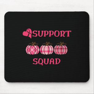 Brustkrebs-Unterstützungskampagne - Karierte Pink- Mousepad
