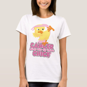 Brustkrebs verwirrt mit dem falschen Küken T-Shirt