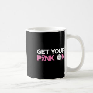 Brustkrebs Volleyll Rosa Band Operation Sport C Kaffeetasse