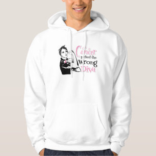 Brustkrebs wählte die falsche Diva aus Hoodie