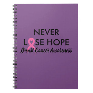 Brustkrebs-Zeitschrift Notizblock