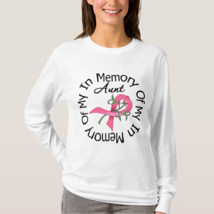 Brustkrebs zum Gedenken an meine Tante T-Shirt