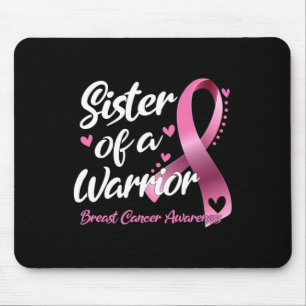 Brustkrebsbekämpfungsisterin eines Kriegers Mousepad