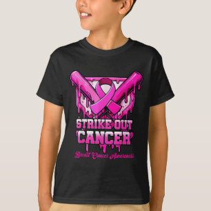 Brustkrebsbewusstsein Baseball Drip P T-Shirt