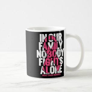 Brustkrebsbewusstsein der Familie Pink zur Unterst Kaffeetasse