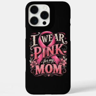 Brustkrebsbewusstsein Ich trage Rosa für meine Mut iPhone 16 Pro Max Hülle