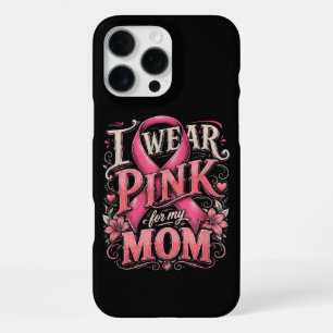 Brustkrebsbewusstsein Ich trage Rosa für meine Mut iPhone 16 Pro Max Hülle