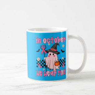 Brustkrebsbewusstsein im Oktober Tragen nk Geist Kaffeetasse