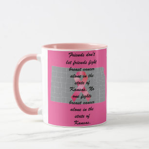 Brustkrebsbewusstsein in Kansas Tasse