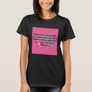 Brustkrebsbewusstsein in Maryland T-Shirt