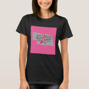 Brustkrebsbewusstsein in Nebraska T-Shirt