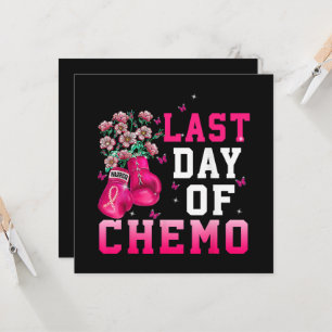 Brustkrebsbewusstsein Letzter Tag der Chemo Kriege