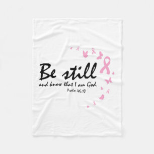 Brustkrebsbewusstsein Religiöse Christliche Gesche Fleecedecke