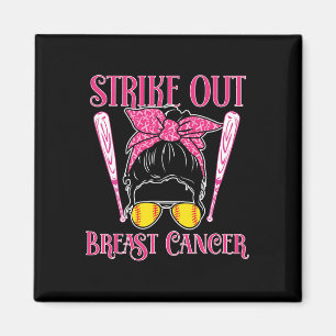 Brustkrebsbewusstsein - Softll Strike Out Pink R Magnet