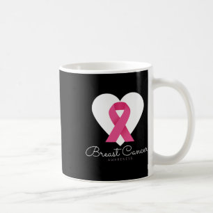 Brustkrebsbewusstsein - Weltkrebstag Februar Kaffeetasse