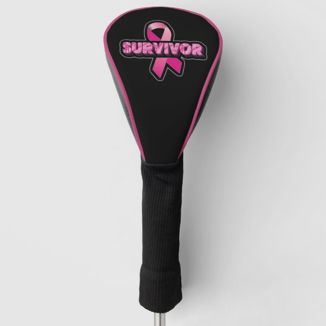 Brustkrebserkrankung Golf Headcover (Vorderseite)