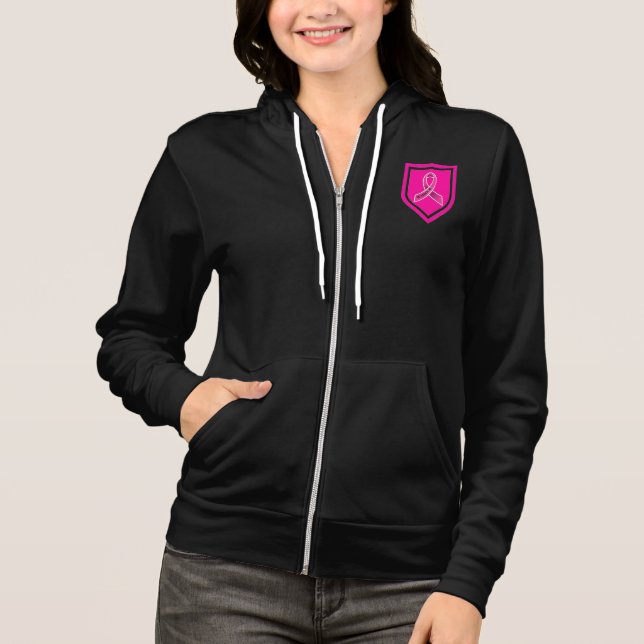 Brustkrebserkrankung Hoodie (Vorderseite)