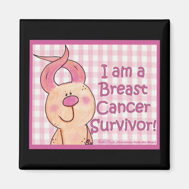 Brustkrebserkrankung Magnet (Vorne)