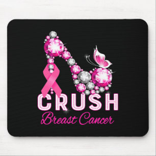 Brustkrebskrieger zerdrücken, Brustkrebs unterstüt Mousepad
