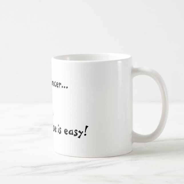 Brustkrebsüberlebendkaffee-Tasse Kaffeetasse (Rechts)