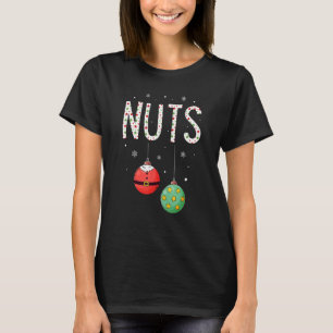 Brustnuten Matching Weihnachtskuppel Kastanien T-Shirt