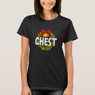 Brustnuten Matching Weihnachtskuppel Kastanien T-Shirt