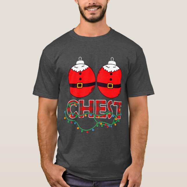 Brustnuten Weihnachten Weihnachten Weihnachtskasta T-Shirt (Vorderseite)