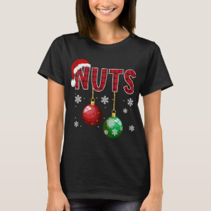 Brustnuts Funny Matching Kastanien Weihnachtsfeier T-Shirt