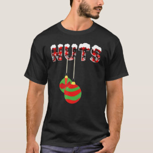 Brustnuts Funny Matching Kastanien Weihnachtsfeier T-Shirt