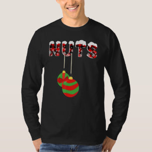 Brustnuts Funny Matching Kastanien Weihnachtsfeier T-Shirt