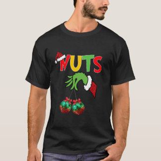 Brustnuts Matching Chestnüsse Funny Christmas Coup T-Shirt