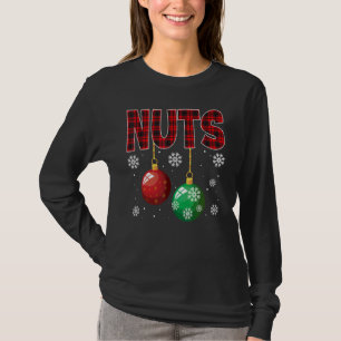 Brustnuts Matching Chestnüsse Funny Christmas Coup T-Shirt