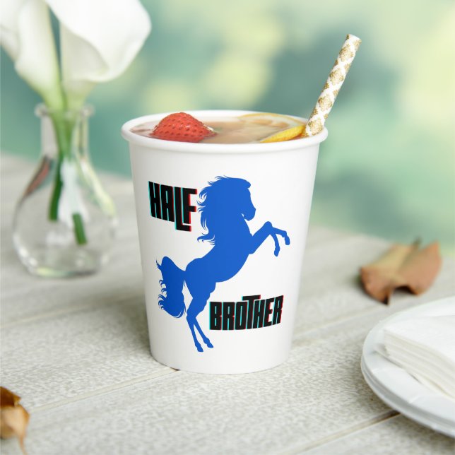 Brustpferdehaltung Pappbecher (In Situ)