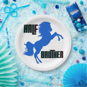 Brustpferdehaltung Pappteller