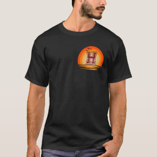 Brustpflaster H Minimalistischer Vintager Retro-So T-Shirt
