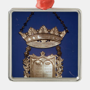 Brustplatte oder Schild für Torah Rolle Silbernes Ornament