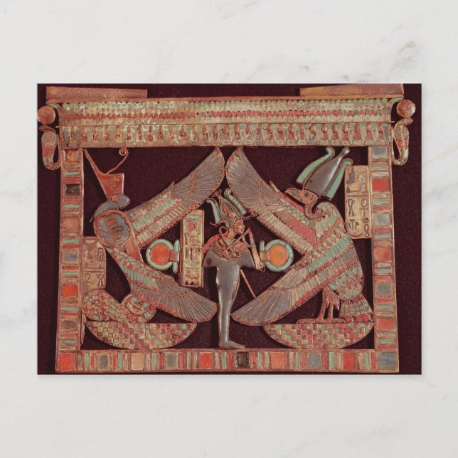 Brustschild mit Osiris, Gott von Postkarte (Vorderseite)