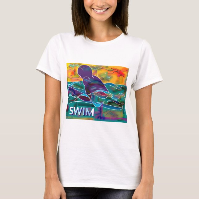 Brustschwimmen T-Shirt (Vorderseite)