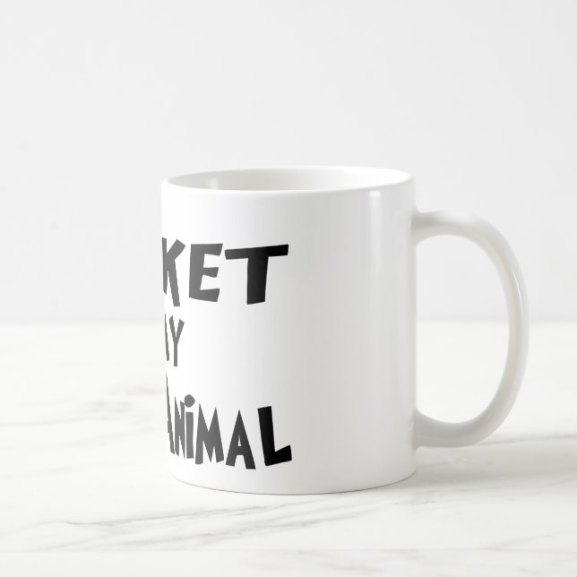 Bruststück ist mein Geisttier Kaffeetasse (Rechts)