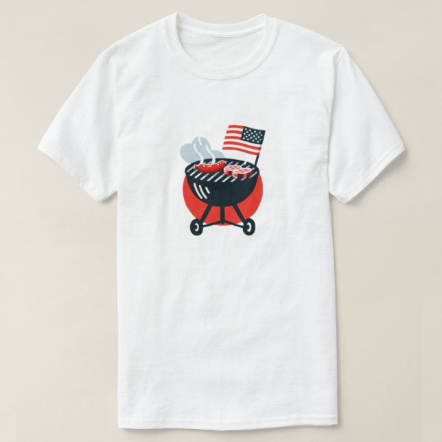 Bruststück Rippchen & Freiheit T-Shirt (Design vorne)